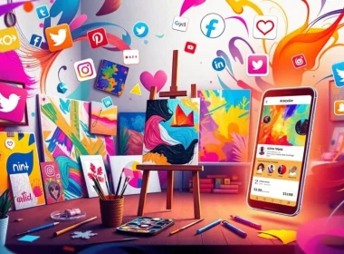 Digital Art for Social Media: Engaging a Global Audience