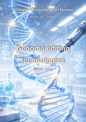 Biological Immortality of Human. Genome Editing Technologies. eBook three
