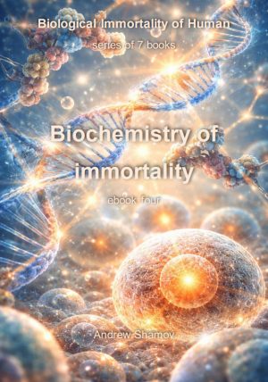 Biological Immortality of Human. Biochemistry of immortality. eBook four. Author Andrew Shamov